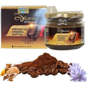 Şifamix Şifamix cichorei, propolis en oplosbare Arabica instant koffie voor gewichtsbeheersing | ondersteunt gewichtscontrole en 100% natuurlijk | fit & vital, zacht genot voor lichaam