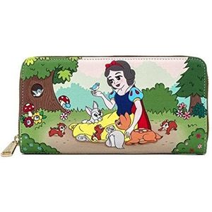 Loungefly Disney Snow White and The Seven Dwarfs Wallet, Meerkleurig, Medium, Amerikaans