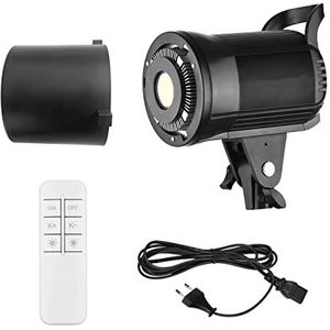 Camnoon LM60W draagbare led-vullamp voor fotografie, 60 W, studio-videolamp, 5500 K, dimbaar, bowens-houder, continu licht met afstandsbediening voor bruiloftsfotografie en video-opname