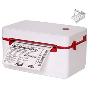 Etiketprinters Thermische label printer thermisch 4 inch bluetooth USB Express Shipping Barcode Sticker Printer (Color : Rosso, Size : M)