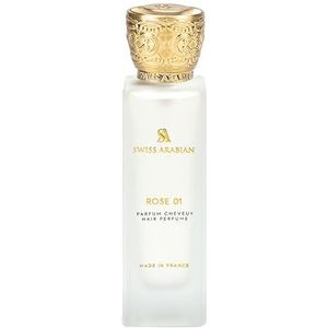 Swiss Arabian Rose 01 Haarmist Unisex 50ML – Bloemige Geur met Bergamot, Lychee, Roos en Vanille – Voedend en Glansversterkend voor Luxe Haar