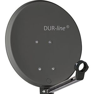 DUR-line DSA 40cm antraciet hoge prestaties hard aluminium spiegel - [satellietantenne, satellietschotel, camping, balkon, mini boot ]