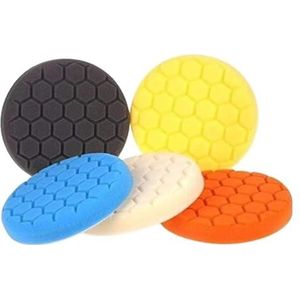 Ya Song 3/4/5/6/7inch Auto Polijst Pad Kit Set Zelfklevende Polijst Wax Spons Wol Wiel Polijst Pad for Auto Polijstmachine Boormachine