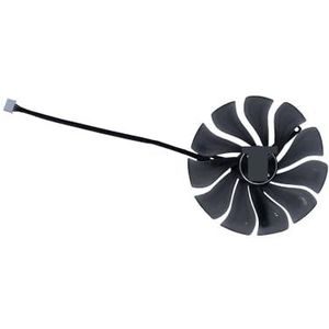 100MM (95MM) GAA8S2U FD10015H12S, grafische kaartventilator voor Palit RTX2080 RTX 2070 2080 voor Super voor JetStream, VGA GPU-koeling(White Plug 1 Pcs)