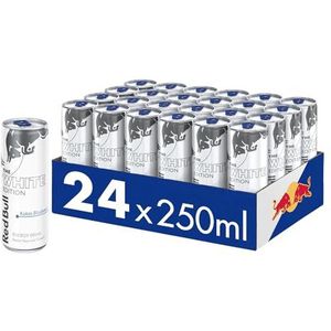 Red Bull Energy Drink White Edition dranken, kokosblauwe bessen, 24 x 250 ml