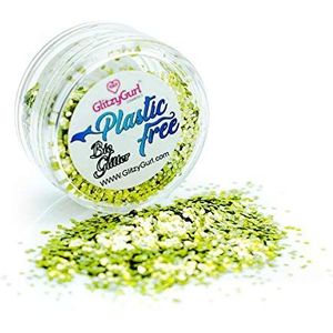 Biologisch afbreekbare glitter, 100% plasticvrij, veganistisch, dierproefvrij (goud)