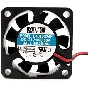 AVC 4010 24V 0.08A Stille ventilator 4CM Power Cooling Fan D4010S24H
