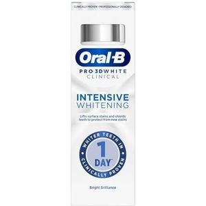 Oral-B Pro-3D Witte Klinische Intensieve Whitening Tandpasta Heldere Briljantie 75ml