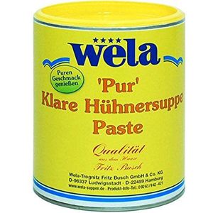 Helder kippensoep 'Pur' - wela 1/1 blikje, kippenbouillon pasta voor 40 l, kippenbouillon