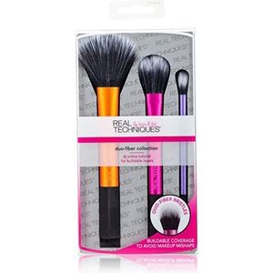 Real Techniques Real Techniques Duo Fiber Collection - 3 delig - Make-up Kwastenset