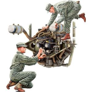 Miniart 1:35 - US Tank Repair Crew, Continental W670 Engine