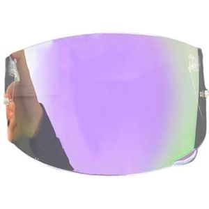 Motorhelm vizier lens, Helmvizier, K1 Motorhelmschild for K1 K1S K3SV K5 K5S Vervangend Helmvizier for K5 (Goud)(Revo Clear Purple)
