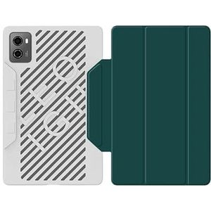 Flip Stand Smart Tablet Case Geschikt for Lenovo Legion Y700 2e generatie 2023 8,8"" TB-320F Game Tablet Warmteafvoerhoes(Dark Green)