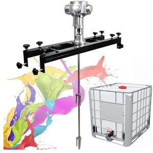 Luchtroerder, elektrische tankmixer, commerciële 1 ton kleurenmixer met houder voor inkt oplosmiddelroerder (3 cilinders)