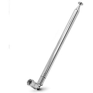 Telescopische antenne, vervanging, F-stekker, DAB, FM, FM, AM, auto, audio