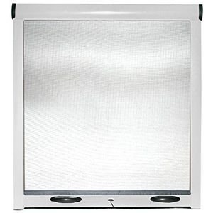 EASY UP Verkleinbare rolhor voor verticaal raam Wit 60x150 cm