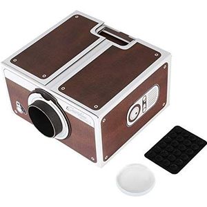 Mini DIY Smart Phone Projector, Draagbare DIY Home Theater Mobiele Telefoon Pico Projector, voor Home Media Video Speler HD Wall Theater, Niet groter dan 14,5 * 8 cm (maximale schermgrootte 5,8 inch)