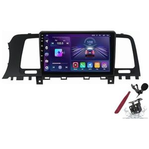 Android 15 Autoradio voor N-issan Murano Z51 (2008-2014) 9 inch 2K aanraakscherm 2000 * 1200 Android hoofdunit multimediaspeler met Carplay, GPS-navigatie, BT, 5G WiFi, DSP, SWC,K4 pro plus