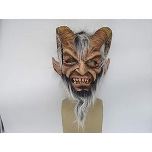 Krampus Met Hoorns Horror Latex Masker Door Zagone Studios