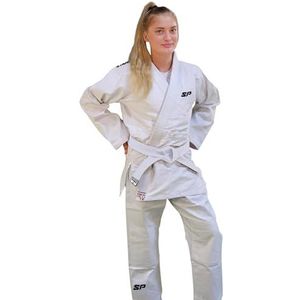 Starpro Judo Uniform Gi - Vechtsport Karate Gevechtstraining 350 gm 100-200 cm Mannen en Vrouwen 100% Wit Katoen Wordt Geleverd Zonder Riem