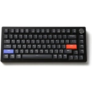 Mechanisch gamingtoetsenbord A75 TKL met supersnelle magnetische schakelaar en compacte RGB-verlichting, 82 systemen (ABS-zwart)
