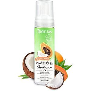 Tropiclean Papaya & Coconut Waterless Hondenshampoo