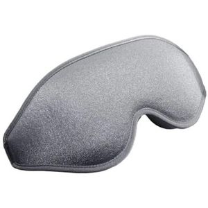 Cmis Kbei 3D Reizen Slaap Natuurlijke Draagbare Rust Zachte Traagschuim Blinddoek Gewatteerde Cover Ooglap Cover Schaduw Masker Bril (Grijs, 2 ST)