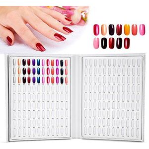Nagelpresentatie, professionele nagelweergave, 216 kleuren, nagellakboek, kleur, prikbord, nail art prikbord (roze)