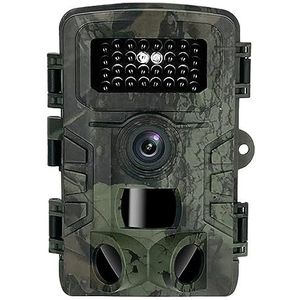 Hunting Trap Camera Mini Trail Camera Infrarood Wildlife Cam Nachtzicht Monitoring Trap Duidelijk Eenvoudig(With 128GB)