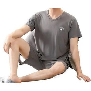 Premium pyjama's for heren, groot en lang, Home Essentials, zachte stretch loungeset, ademend, elastische taille, nachtkleding, ontspannende thuiskantoorkleding, comfortabele outfit for de hele dag(TM