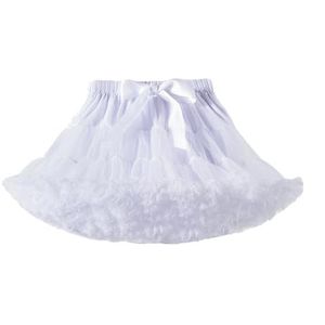 Odziezet Tutu-rok voor babymeisjes, tule, prinses, met strik, tutu, dansrok, balletrok, avondrok, feestrok - wit - 8-10 Ans