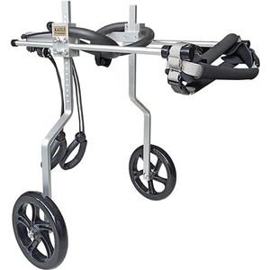 KAJILE Verstelbare 2 wielen hond rolstoel voor kleine hondjes,XXS-2 grootte voor achterpoten revalidatie,Hoogte 20-25cm,Breedte 8-12cm,Lengte 12-17cm