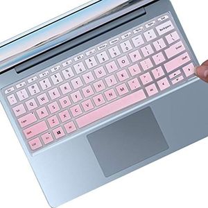 MUBUY-GOL Toetsenbordhoes voor nieuwe Microsoft Surface Go 2 10.5 Inch 2020 uitgebracht en Surface Go 10 Inch 2018 vrijgegeven Soft-Touch Ultra Dunne Beschermende Huid -GPink