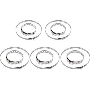 CENPEK 10 Stks CV Boot Clamp Assortiment Kit, 12 paar Universa Kleine en Grote Rvs Universele Verstelbare RVS Aandrijfas Gezamenlijke Boot Crimp Clamp Kit voor Meeste Auto's