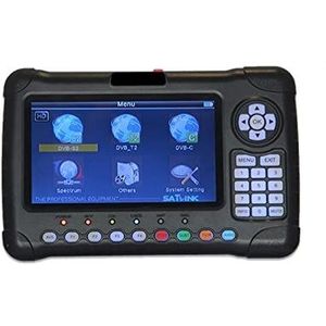Satellietzoekers Digitale Satelliet Finder Meter 7 Inch HD Lcd-scherm DVB-S2 DVB-T2 DVB-C Spectrum Analyzer Constellation LCD-scherm met meter met satellietdetectie