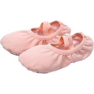 Balletschoenen voor meisjes en jongens, dansschoenen, oefenschoenen voor ballet, professionele balletdansers, in 6 kleuren, Roze, 36 EU