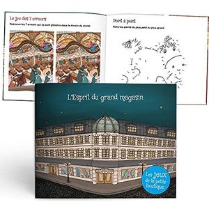 Les Enfant Royal L'Esprit du Grand Magasin Speelboek, 4 tot 7 jaar, zachte omslag, 17 x 20 cm, 12 pagina's, gemaakt in Frankrijk