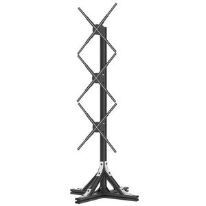 1 * 3 Splicing 3D Hologram Projector Fan 50cm Elektrisch Reclame Display Met Standaard Holografische Lamp Ondersteuning Levendige beelden