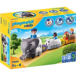 PLAYMOBIL 1.2.3 Dierentrein - 70405