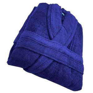 Alpes Blanc Heren Ochtendjas Badjas met Sjaalkraag, Katoen en Bamboe, 450 g/m²