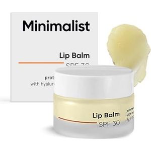 Minimalist Spf 30 Lippenbalsem met ceramiden en hyaluronzuur | Lippenbescherming & voeding | Voor vrouwen en mannen | 8 Gm, gebroken wit