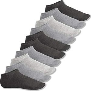 Footstar Everyday! 10 | 20 paar dames & heren sneakersokken korte sneakersokken korte sokken, Classic Grey, 39-42 EU