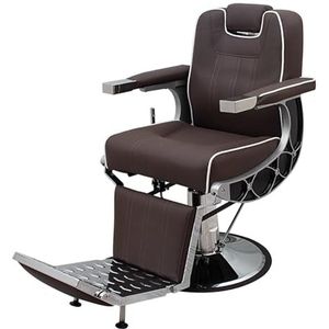 YYUINU Hydraulische fauteuil kappersstoel voor haarstylist, multifunctionele salon spa fauteuil kappersstoel voor shampoo gezichtsmassage, liggende tatoeage salonstoelen, A