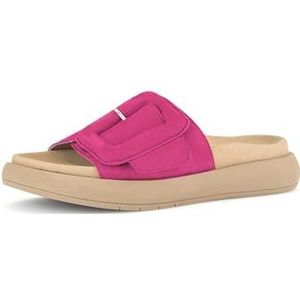 Unikleur - Slippers - Pink - Plateauhak - Klittenbandsluiting