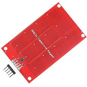 Touchsensor-toetsenbord, 4x3 Matrix Touch Keypad met 12 toetsen, MPR121, 3,3 V, capacitief, compatibel met bijv. Arduino en Raspberry Pi