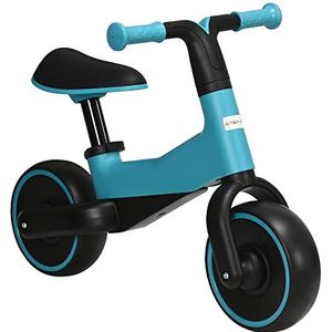 AIYAPLAY loopfiets voor kinderen, kinderfiets zonder pedaal, loopfiets voor kinderen van 1,5-3 jaar, schuiffiets met in hoogte verstelbare zitting, speelgoed als cadeau, blauw