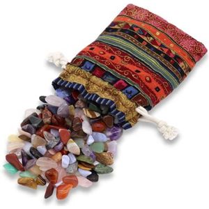 LAVISA Trommelstenen helende stenen halfedelsteen mengsel | Edelstenen kristallen voor waterbehandeling | 100% natuurstenen mineraalstenen | Edelsteenwater