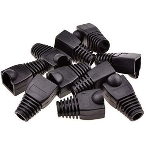 kenable Boot voor RJ45 Ethernet Netwerkkabels ZWART [10 stuks]