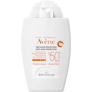 Avène - Zonnebrandcrème - Ongetint - Minerale Zonnevloeistof - SPF50+