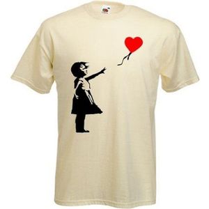 Banksy ballon meisje mannen T-Shirt